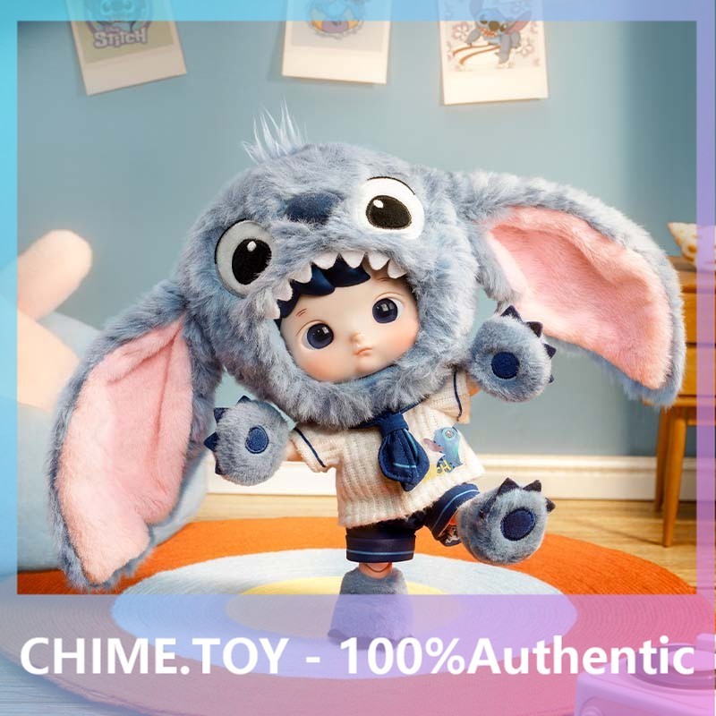 P POPMART HACIPU Stitch 1/8 Action Figure ของขวัญเล่นอินเทรนด์