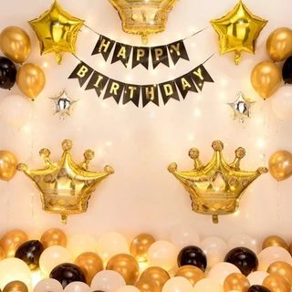 ธงวันเกิด (แถมริบบิ้น)ธงราววันเกิด ธงราว ธง happy birthday bannerแบนเนอร์ ธงหางปลา มีหลายสีให้เลือก ตกแต่งงานปาร์ตี้