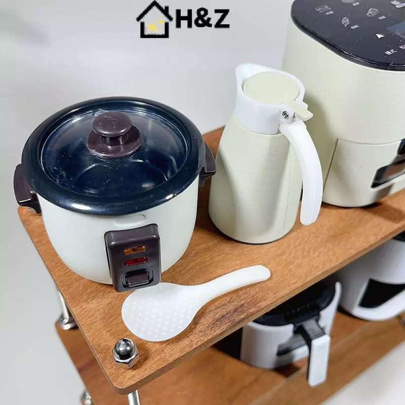 H&Z ชุดหม้อหุงข้าวพร้อมช้อนและพลั่วจำลอง 4 ซม. 2 ชิ้น thumbnail 4