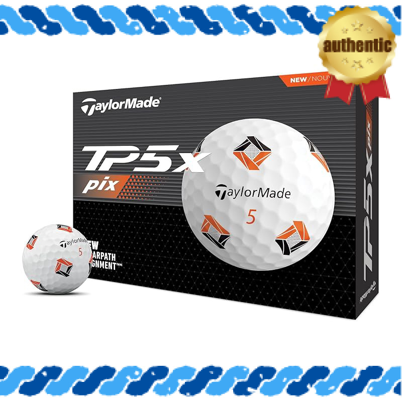 TaylorMade Men's TP5x PIX 3.0 Golf Balls - Multi