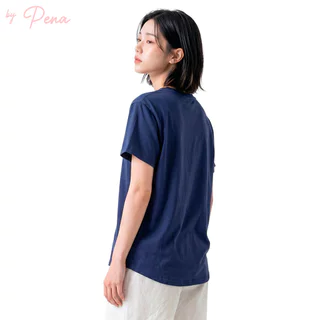By Pena เสื้อยืดคอกลมแขนสั้น ลายพิมพ์ Tropical & Floral (รุ่น BPTS052601)