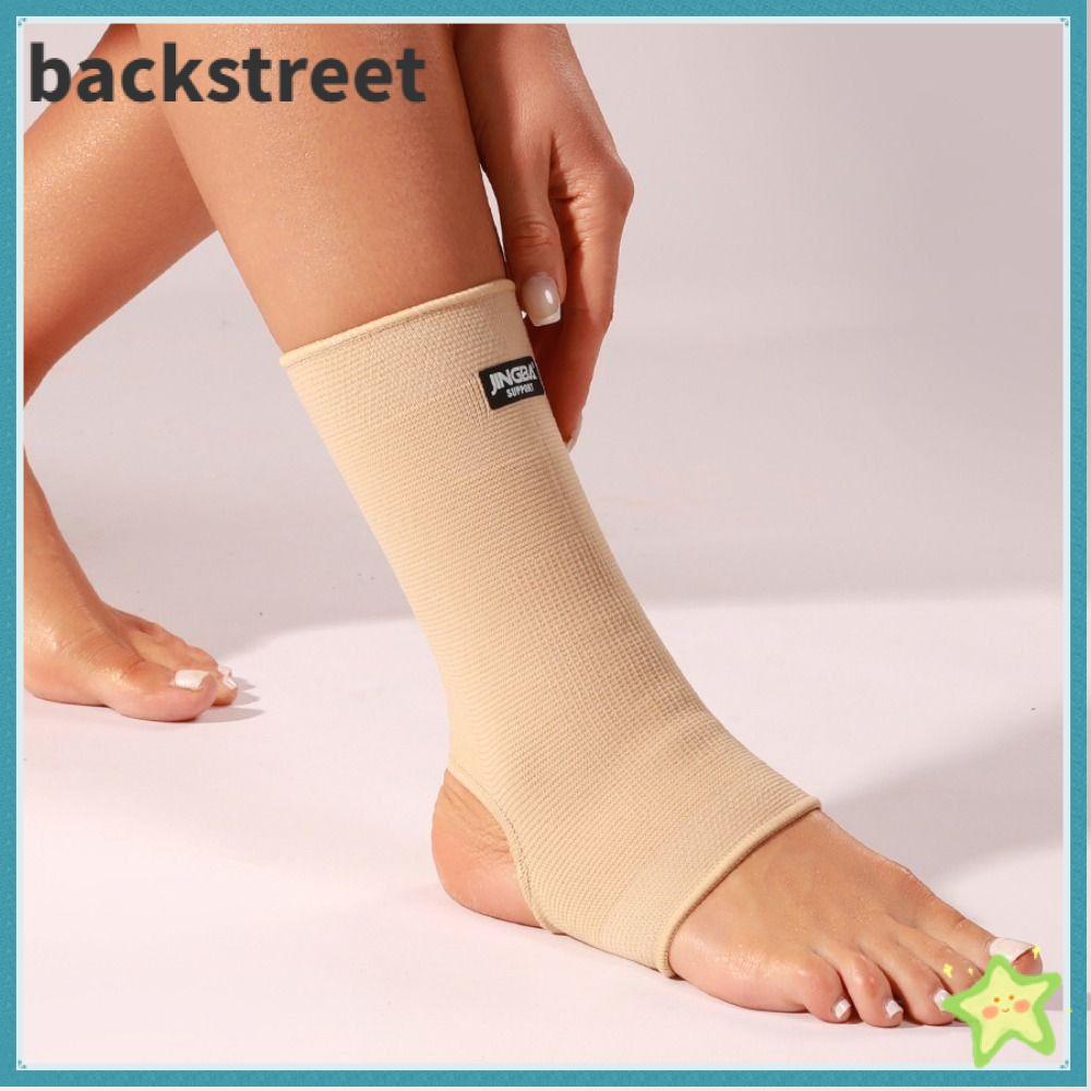 BACKSTAGEREETDV Ankle Support, M/ L/ XL Nylon Ankle Brace, ทนทานสีดําสีขาวสีกากียืดหยุ่น Achilles Te