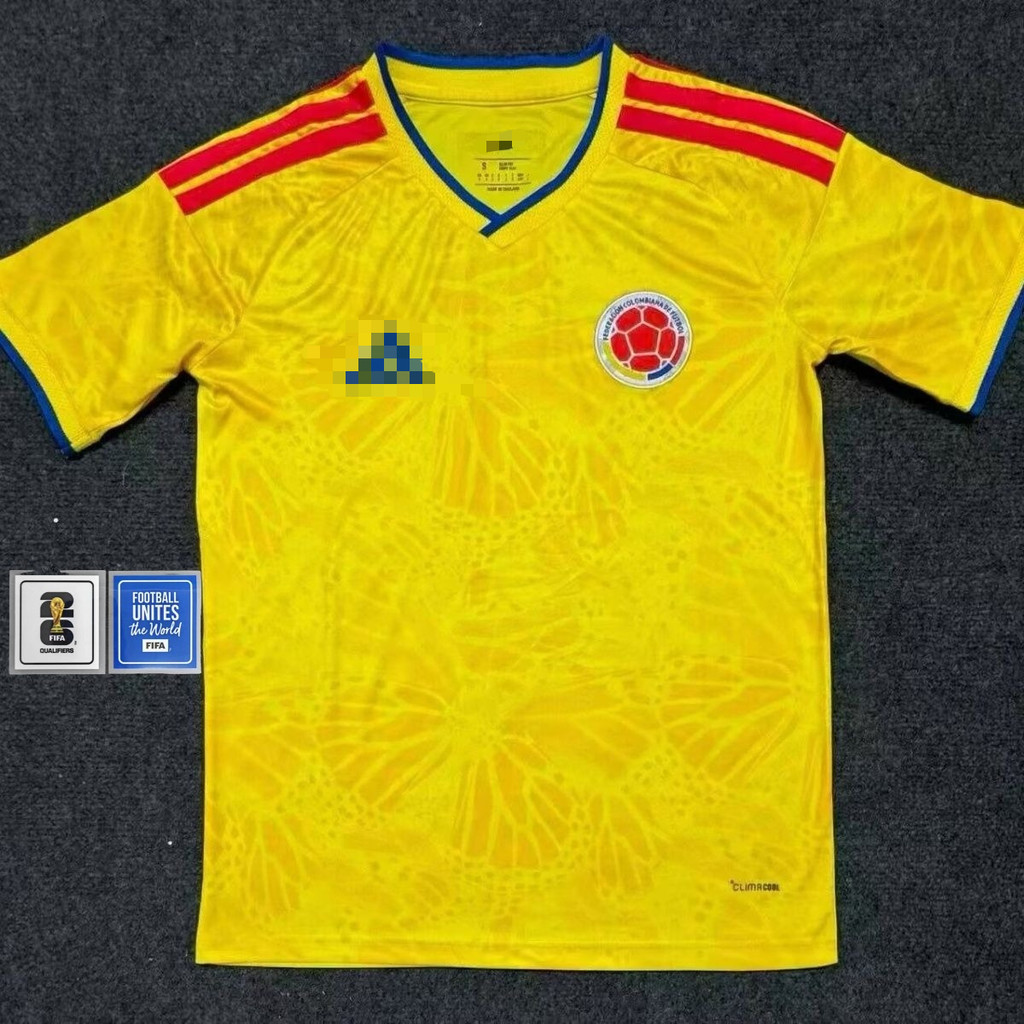 25-26 Colombia home fan edition jersey หมายเลข 10 J Ronaldo ทีมชาติฟุตบอลเครื่องแบบที่กําหนดเอง S-4X