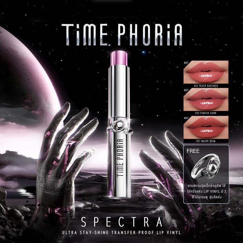 【Fast shipping】TIMEPHORIA-SPECTRA Ultra Stay-Shine Transfer Proof  LIP VINYL 5G LONG-LASTING SHINE N