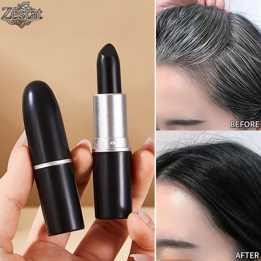 Zestat ลิปปิดผมขาวครีมปิดผมขาวปิดหงอกครีมปิดหงอกปากกาเปลี่ยนสีผมชั่วคราว สารสกัดจากพืช  Hair Tools