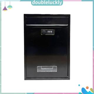 ⚡24ชม.⚡ กล่องรับจดหมายสแตนเลสติดผนังสําหรับหลังจากชั่วโมงชํา…