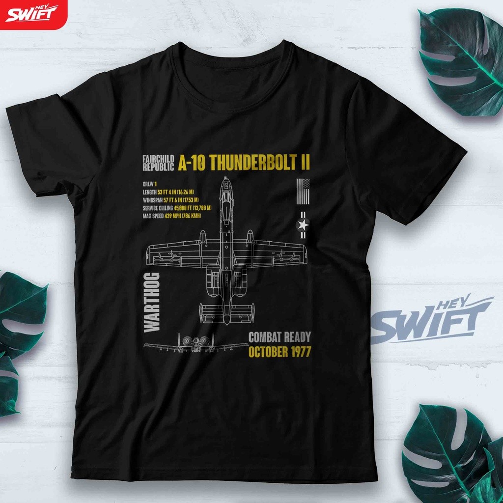 Fairchild Republic A-10 Thunderbolt Ii เครื่องบินทหาร Tshirt เสื้อไมโครไฟเบอร์