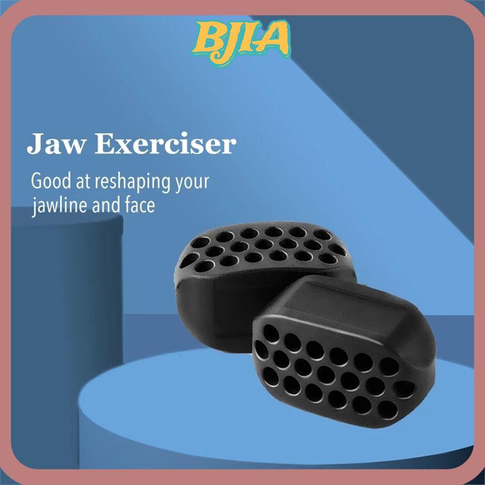 BJA Jaw Exerciser Chin Cheek Lifting Anti-aging ออกกําลังกายฟิตเนสอุปกรณ์ Jawliner กล้ามเนื้อลูก