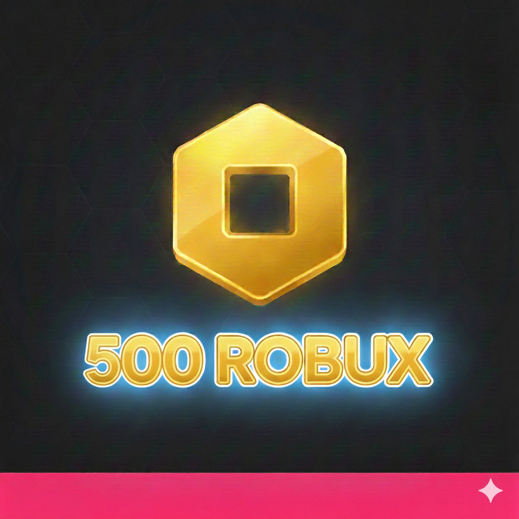 Roblox 500 Robux เติมโรบักซ์ (Roblox) ราคาถูก ส่งจริง  ขนาด10x10
