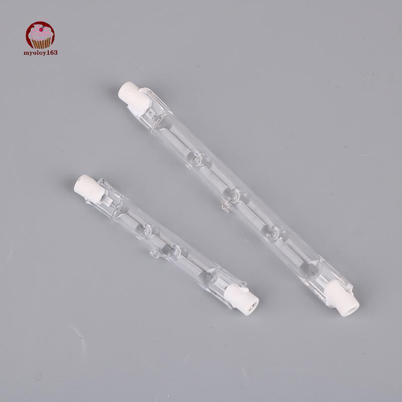 Myoloy โคมไฟ 70-1000W Double Ended Linear R7s หลอดไฟฮาโลเจน AC220-240V ตกแต่งในครัวเรือน R7s หลอดไฟฮ
