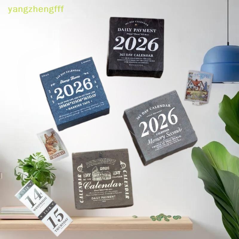 [yangzhengfff] GO 365 ชิ้น Vintage 365 วันรายวันสติกเกอร์เทปสําหรับ Collage Junk Planner Scrapbookin