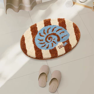พรม 40*60cm พรมปูพื้น รูปแบบการ์ตูนน่ารัก นิ่มสบาย ดูดซับน้ำได้ดี เหมาะสำหรับห้องนั่งเล่นและห้องนอน