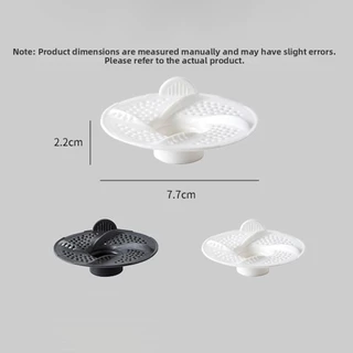 GUTHOP 3 ชิ้นท่อระบายน้ําชั้น, Vortex Anti-Clogging ท่อระบายน้ํา, หมุนตาข่ายออกแบบ Bug Proof Hair Collector พื้นที่ห้องน้ํา