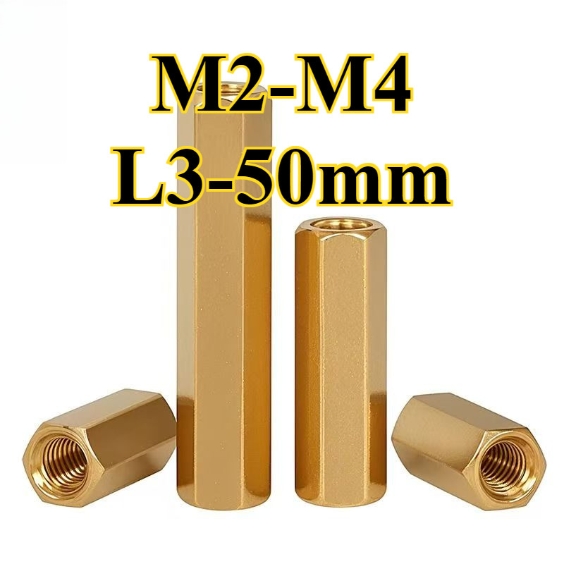 Double pass หกเหลี่ยมทองแดงคอลัมน์แยกคอลัมน์ถั่วคอลัมน์กลวงแชสซีหลักบอร์ดคอมพิวเตอร์สตั๊ด M2/M2.5/M3