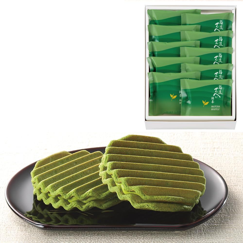 Souka Genkichitōan Matcha Fuku-Datsu Senbei (18 Pieces) – Gift Sweets and Treats