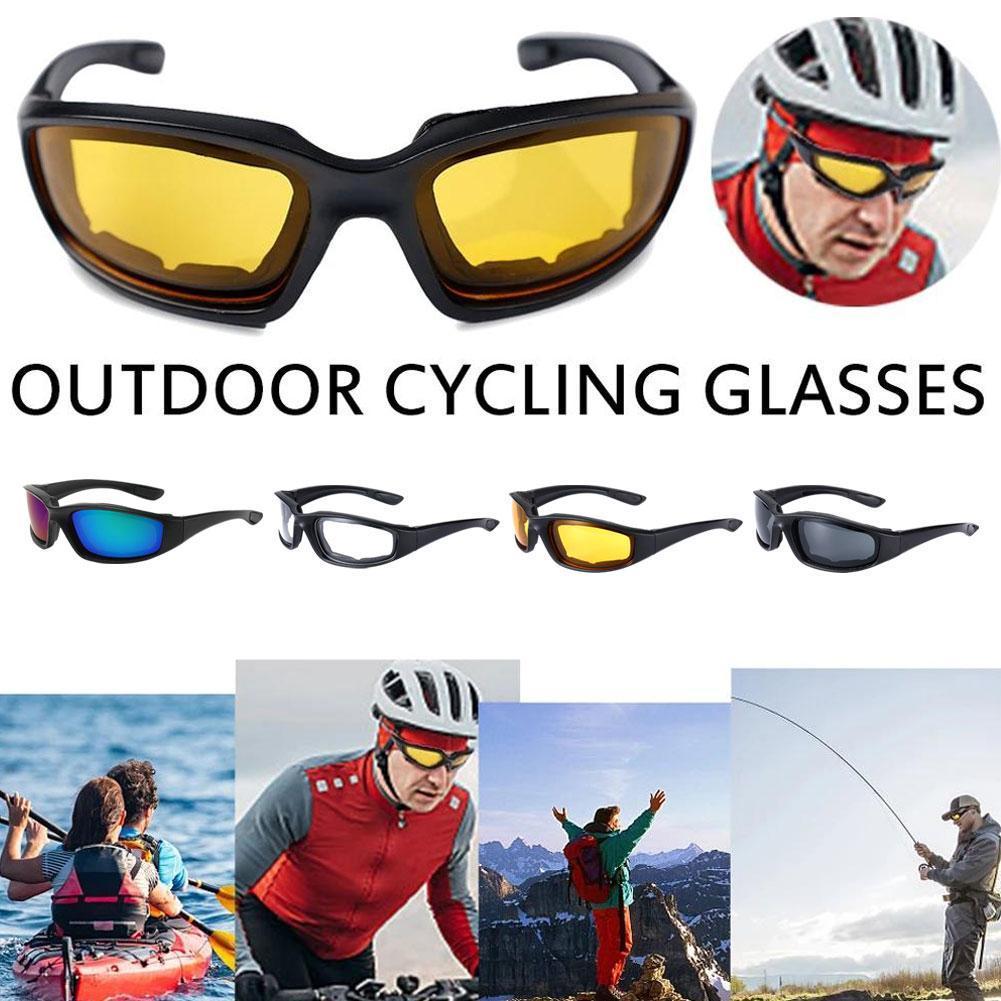 เลนส์ป้องกันแว่นตาขี่จักรยานกันลม Unisex สําหรับปีนเขาและกีฬากลางแจ้ง A7w3