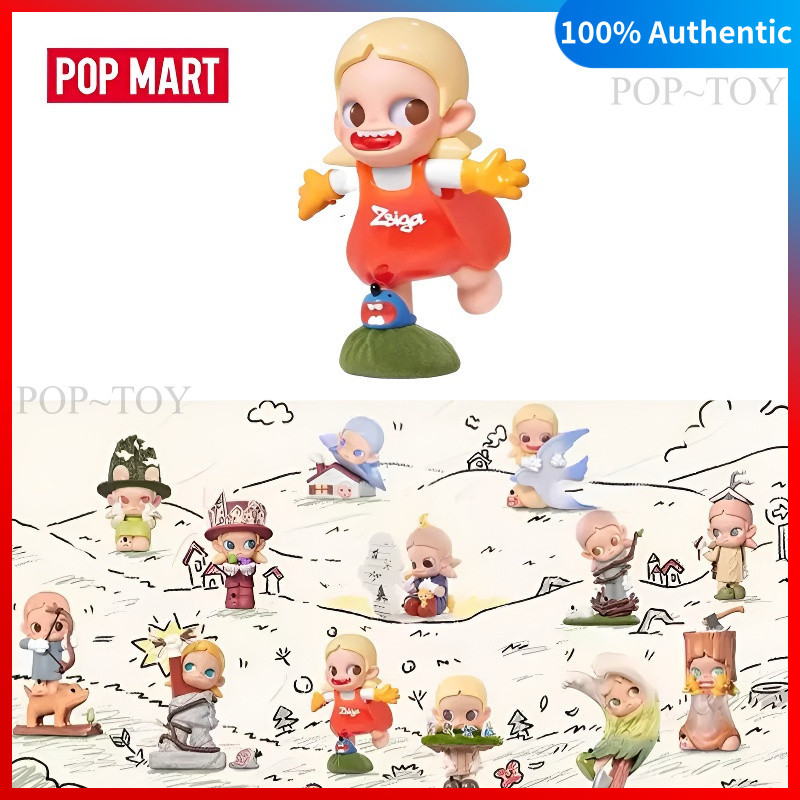POPMART Zsiga borderline drifter Series Figures pop mart zsiga collectible figurine decorative gift 