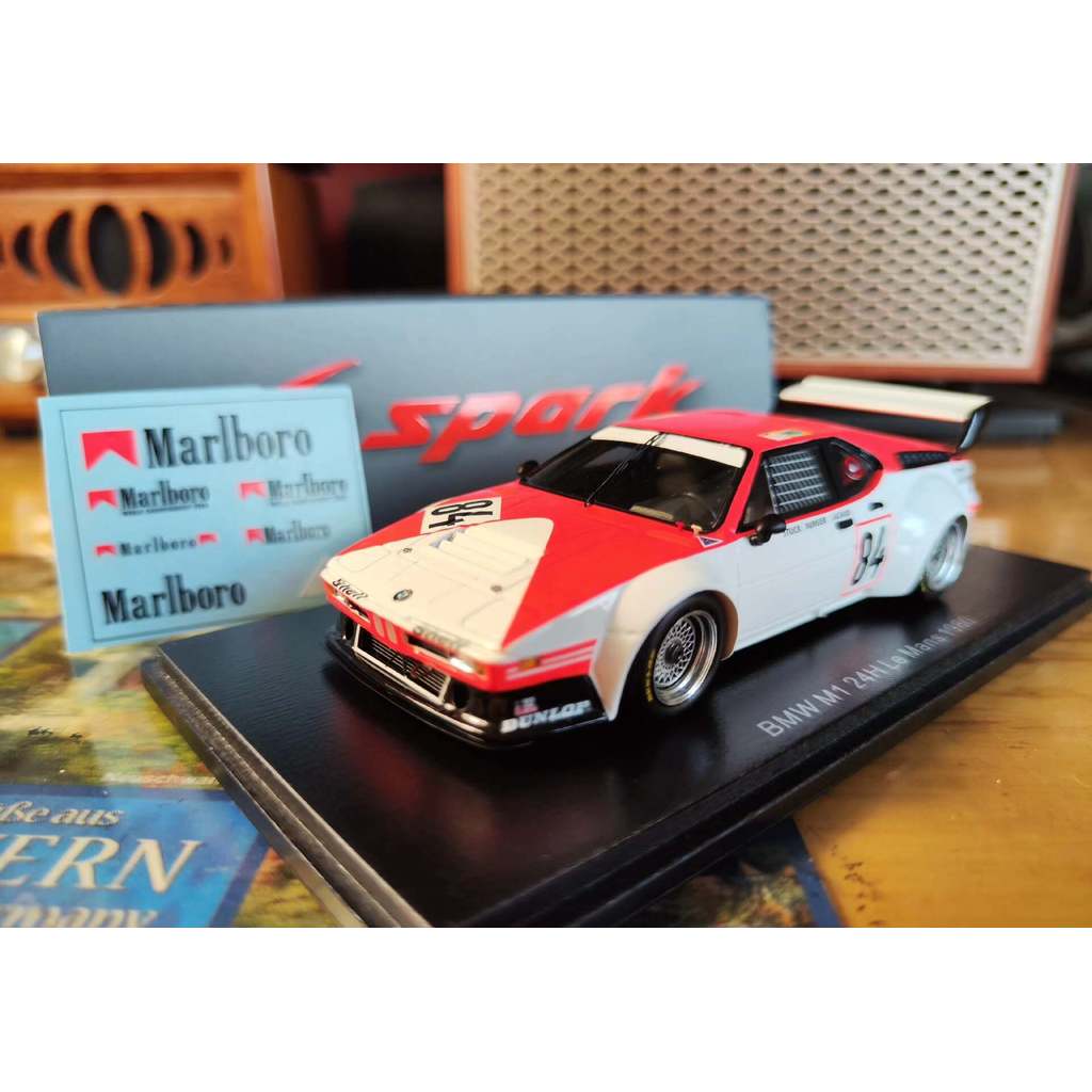 Le Mans 1980 พร้อมสติ๊กเกอร์น้ํา M1 Procar Le Mans 24-Hour Rally#BMW/บีเอ็มดับเบิลยู #Shell/Shell BM