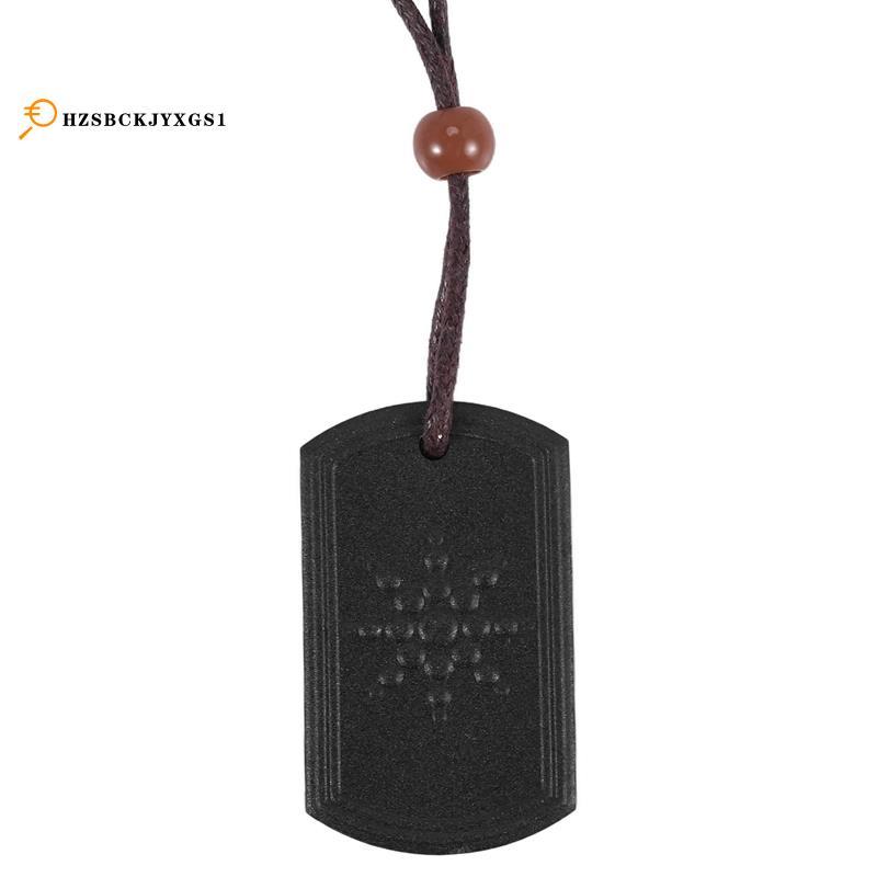 [hzsbckjyxgs1]จี้สร้อยคอหินภูเขาไฟป้องกัน EMF จี้ป้องกันรังสี Scalar Quantum Bio วิทยาศาสตร์ไอออนลบ