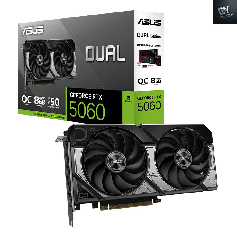 Dfy Asus雪DUAL RTX5060 8G/16G TUF/PRIME/TX เกมคอนโซลภายนอก 5060ti