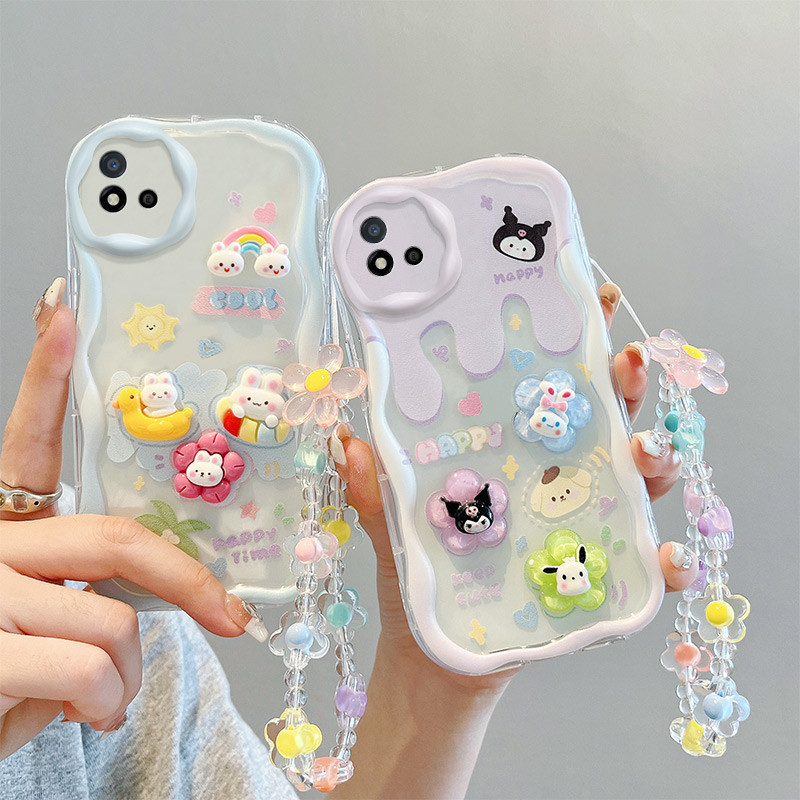 เคส For Realme C20 / C11 2021 TPU เคส BBNYGZ สไตล์ครีม 3D ตุ๊กตากรณีโทรศัพท์ใสที่มีหลายรูปแบบ.