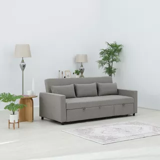 HomeHuk โซฟาเบดผ้า 3 ที่นั่ง รุ่นโดมิเก้
