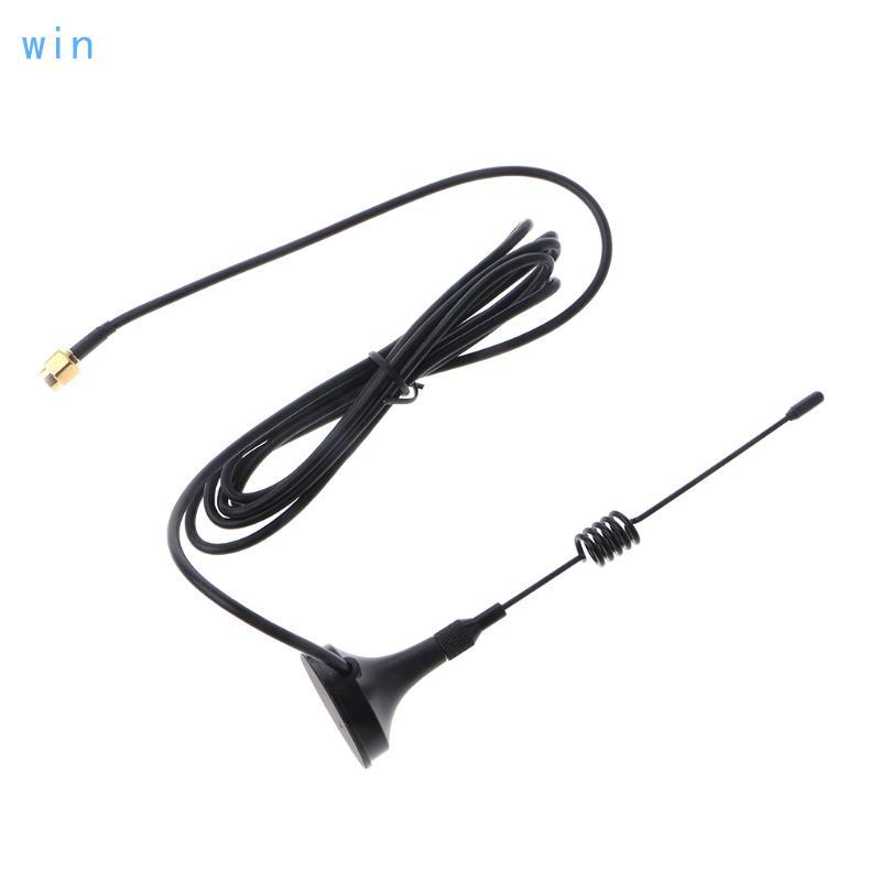 Win 433MHz เสาอากาศ 5dbi ชาย RG174 สาย GSM GPRS 1 5M ฐานแม่เหล็กสําหรับวิทยุแฮม