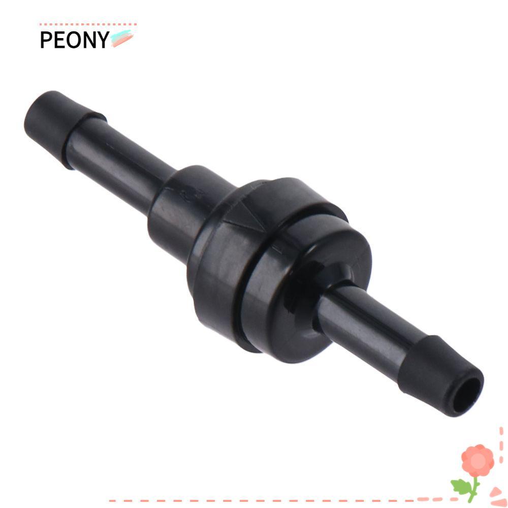 PEONYPAVILION Check Valve, Non Return 1/8" 3/16" 1/4" One-way Check Valve, One-way Valve Nylon Black