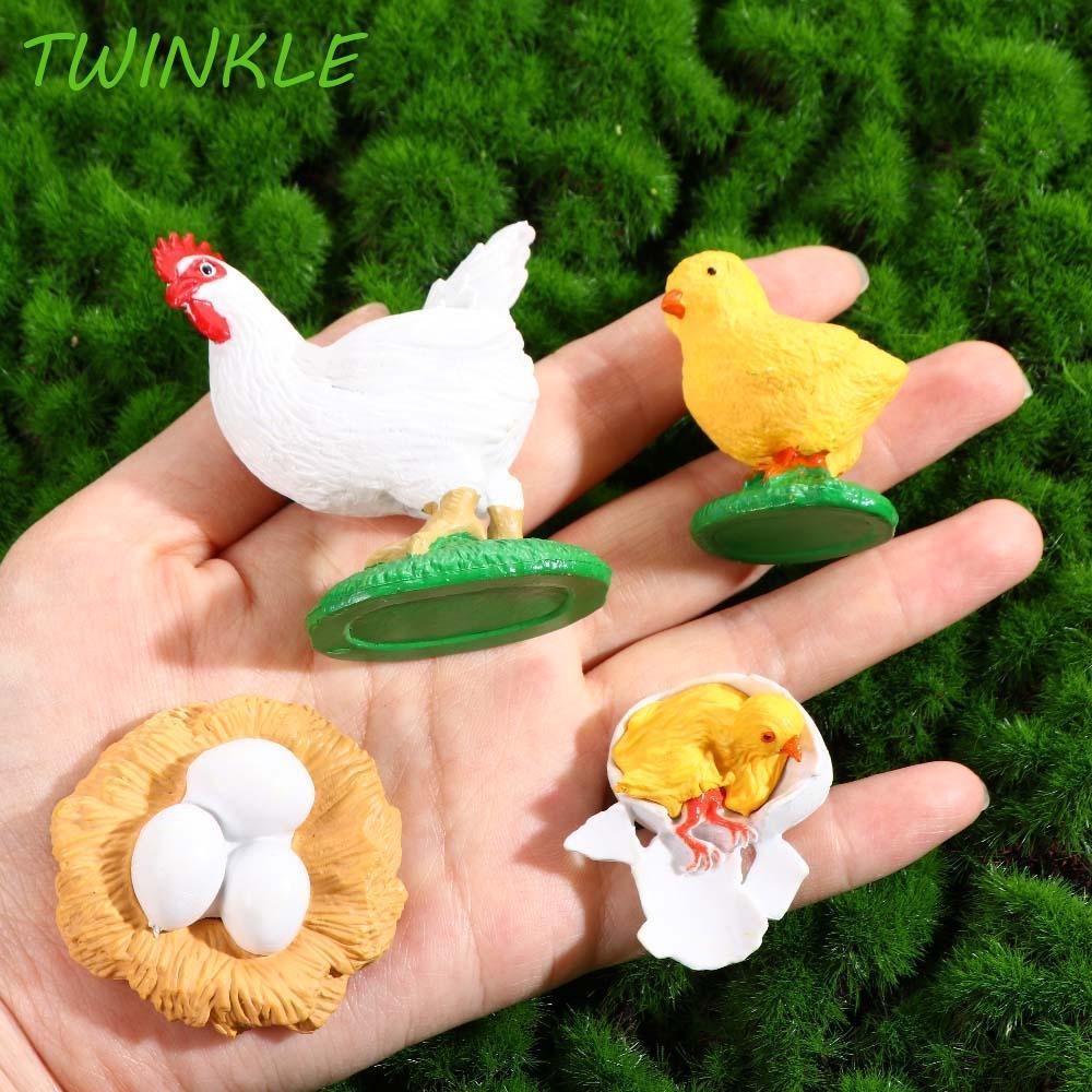 TWINKLE1 Growth CYCLE รุ่นแมลงสัตว์ของเล่นเด็กชีววิทยาสําหรับเด็กพลาสติกรุ่นผีเสื้อ Growth CYCLE Act
