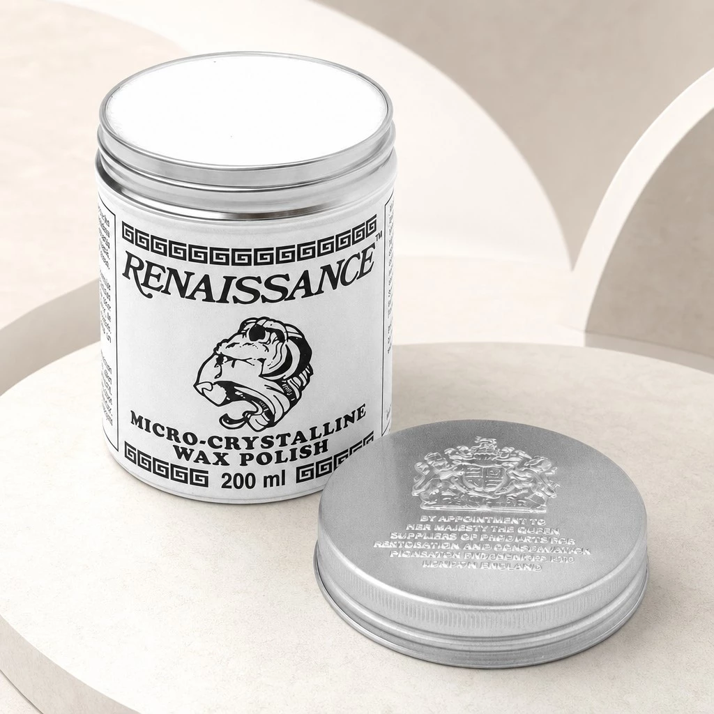 Renaissance Wax Polish 200ml 65ml Microcrystalline Museum Grade สําหรับเครื่องประดับโบราณ Metal Care