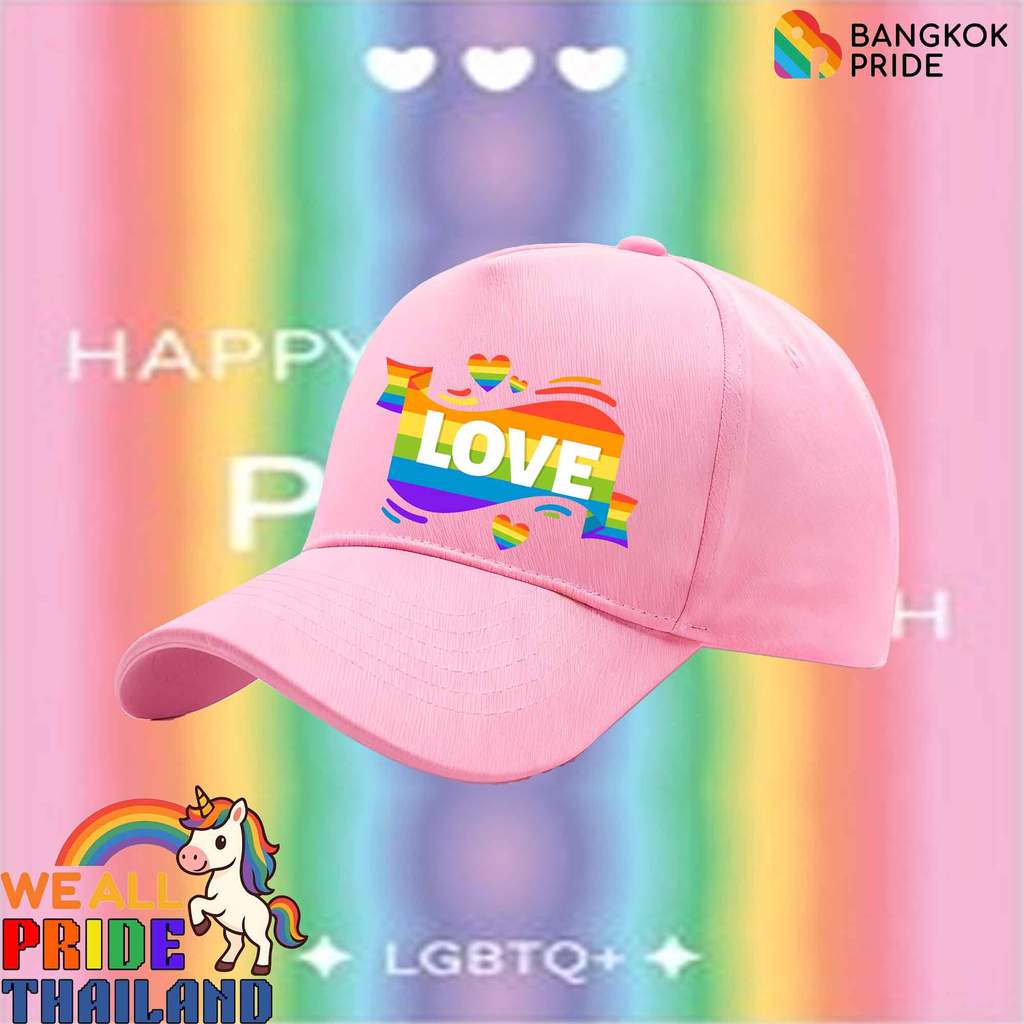 LGBTQ Pride Flag Print  Hat Unisex Cotton Baseball Cap Fashion Outdoor Casual Style
