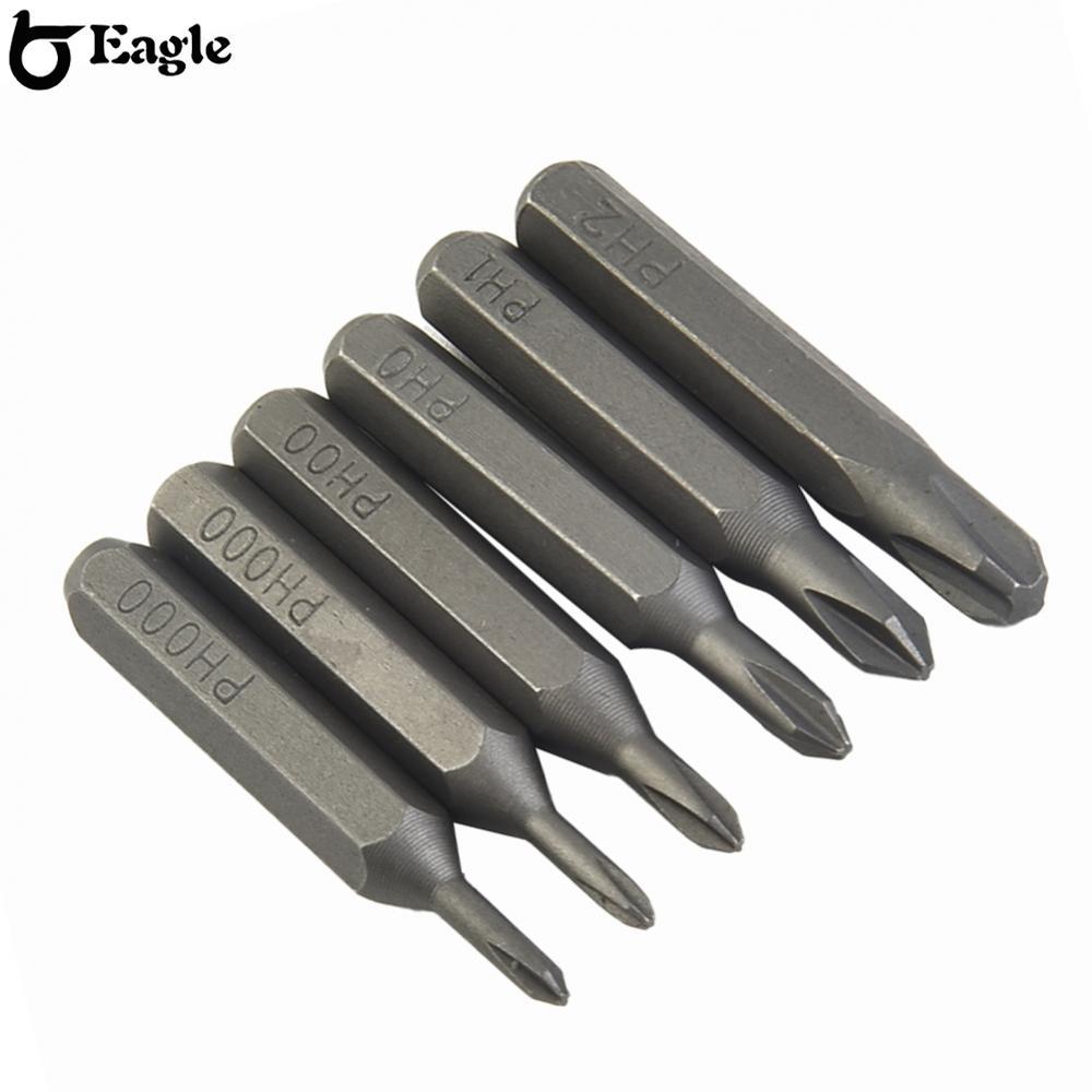 บิตแม่เหล็กบริษัทและทนต่อการสึกหรอ PH0000 PH000 PH00 PH0 PH1 PH2 4mm Hex Shank