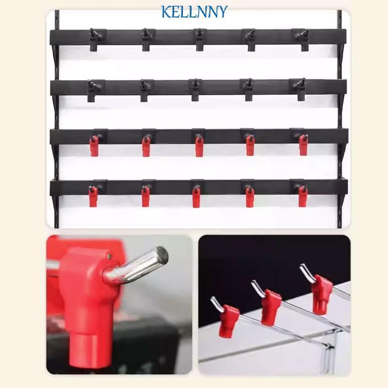 Kelln 20pack Durability ABS Security Lock สําหรับ Hook Theft Protection 6mm Universal Hole Setups