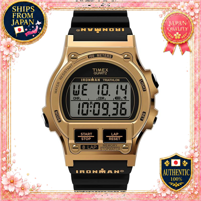TIMEX Ironman Eight Lap Metal Quartz Digital Watch
