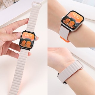 สายนาฬิกาซิลิโคนแม่เหล็กสายรัดข้อมือสํารองแบบสปอร์ตแบบนุ่มเข้ากันได้กับนาฬิกา huawei fit 5 pro 4 3