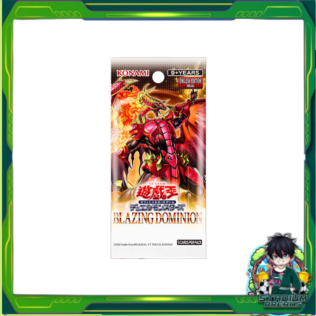 [ 1 ซอง ] การ์ดเกมยูกิโอ! Yu-Gi-Oh! OCG Edition for Asia / BLAZING DOMINION [BLZD-AE] (p3)