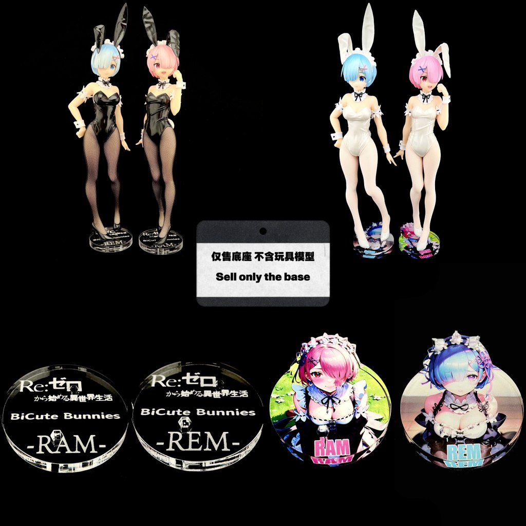 [ไม่รวมตุ๊กตา] Re Zero-Starting Life in Another World FURYU Bunny Girl Ramrem ฐานอะคริลิค