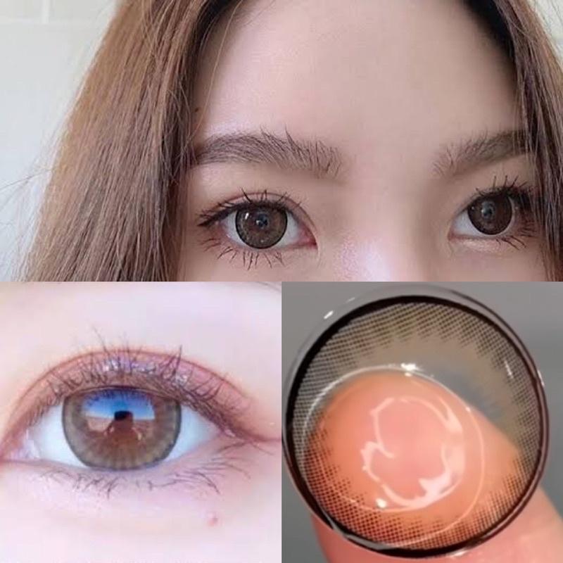 brown gray บิ๊กอายขนาดตาโต Big กรองแสง uv (บิ๊กอาย คอนแทคเลนส์ Bigeye) b1