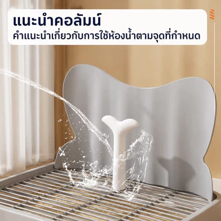 ห้องน้ํากระต่าย ของใช้กระต่าย ลิ้นชักห้องน้ำสัตว์เลี้ยง พื้นที่ขนาดใหญ่ ด้วยแผ่นกั้น ทำความสะอาดง่าย