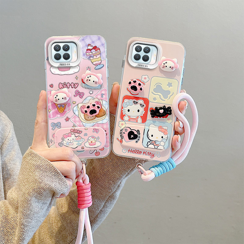 เคส OPPO A93 4G เคส OPPO Reno 4F เคส For OPPO ติดตั้งกระจก 3D ตุ๊กตา hard โทรศัพท์ BB-CYJZ