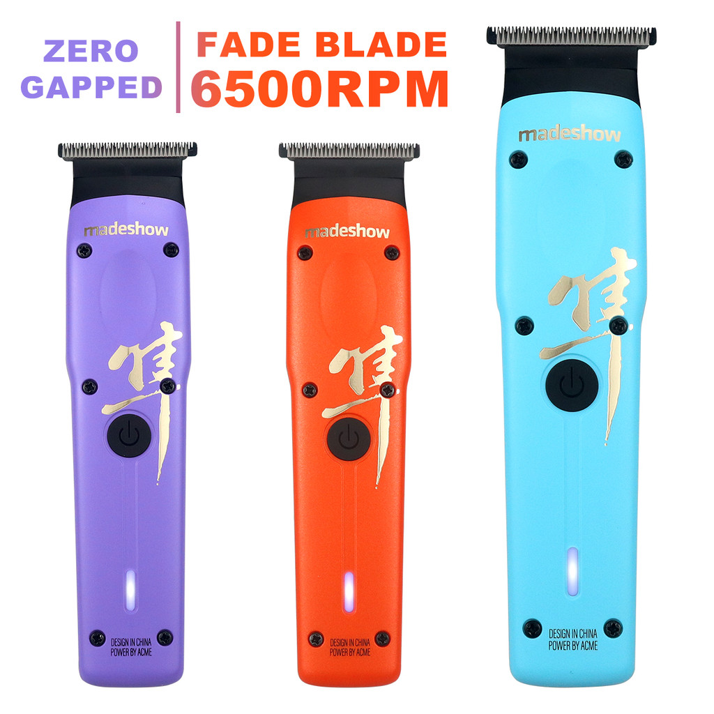 Madeshow M16 ปัตตาเลี่ยนผมผู้ชาย DLC เคลือบ T-Blade Zero Gapped 6500RPM DC มอเตอร์ Professional Hair Trimmer Finishing เครื่อง