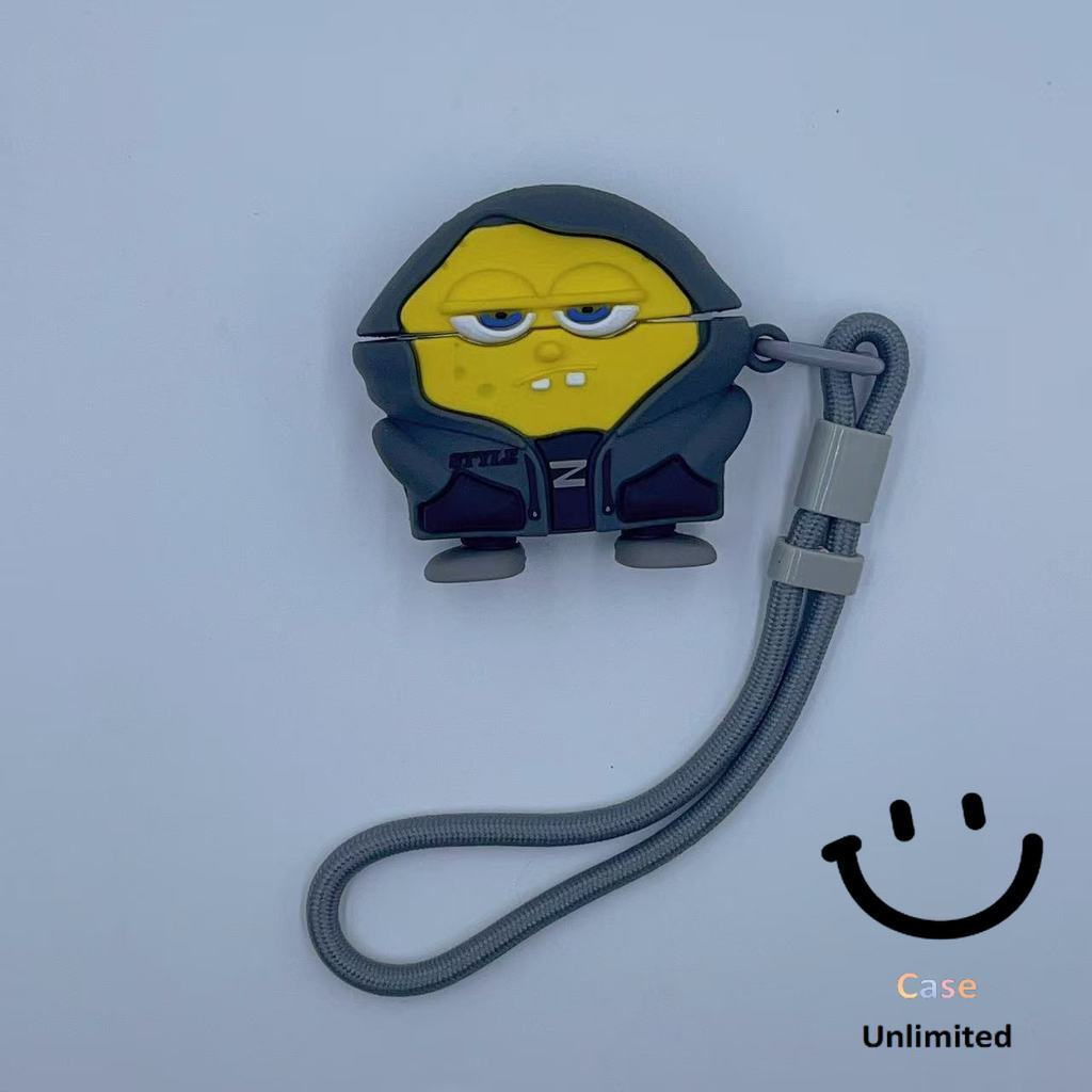 สําหรับ GOOJODOQ J201 J206 J228 J229 เคส Case หูฟัง & Lanyard Creative หนังฟองน้ํารูปแบบ