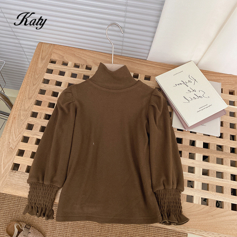 พร้อมสต็อก เกาหลีรุ่นสาวฤดูหนาวชุดเด็กผ้าฝ้ายหนาขนาดใหญ่ปกเสื้อกั๊กสั้น+คอสูงทุกการแข่งขัน จุดต่ําสุด เสื้อ+หนากางเกงบานสามชิ้นแฟชั่นสาวอบอุ่นน่ารักแฟชั่นสูทเด็กฤดูใบไม้ร่วงฤเสื้อผ้าเด็กผู้หญิง - รูปที่ 5