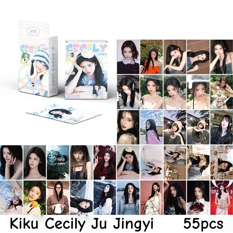 50-55pcs ละคร Actor Kiku Ceciliy Ju Jingyi โฮโลแกรม Lomo การ์ด Qian Xiangyin VEIL OF SHADOWS Lu Wuyi