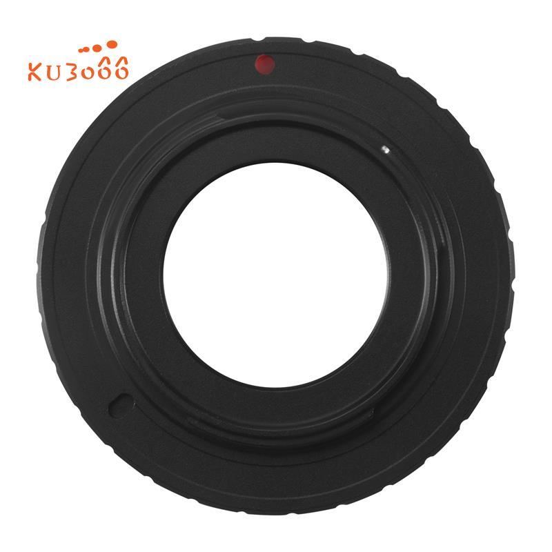 สีดํา 16 มม.C-Mount Cine เลนส์ภาพยนตร์สําหรับ 1 Mount J1 V1 J2 V2 J3 V3 J4 กล้องเลนส์อะแดปเตอร์แหวน 