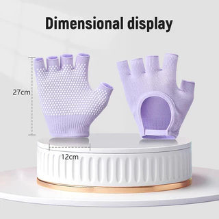 [พร้อมส่งจากไทย] - ถุงมือพิลาทิส ถุงมือกันลื่น (Pilates Gloves)ถุงมือฟิตเนส 100% ถุงมือโยคะ ถุงมือกันลื่น ช่วยโยค