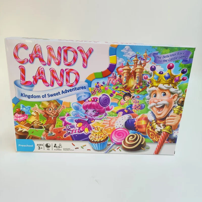 Candy Land Candy Kingdom ผจญภัยกระดานหมากรุกเกมเดสก์ท็อปครอบครัวของเล่นเด็ก Candy Sweet Adventure เกมกระดาน