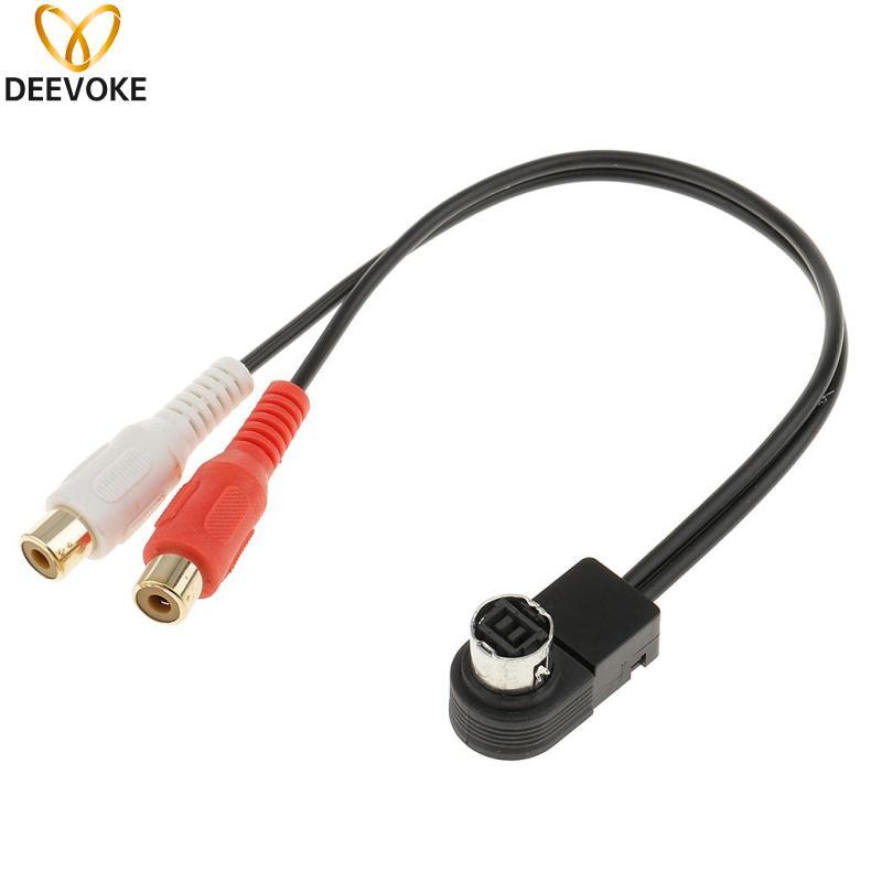 [cuticate11] Aux Input Adapter Cable Lead Harness สําหรับ IPOD MP3 KCA-121B ALPINE AI-NET