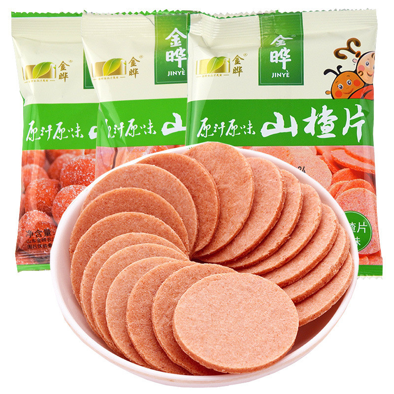 Jin Ye Hawthorn Strips 36 กรัม ขนมว่างดั้งเดิมรสหวาน