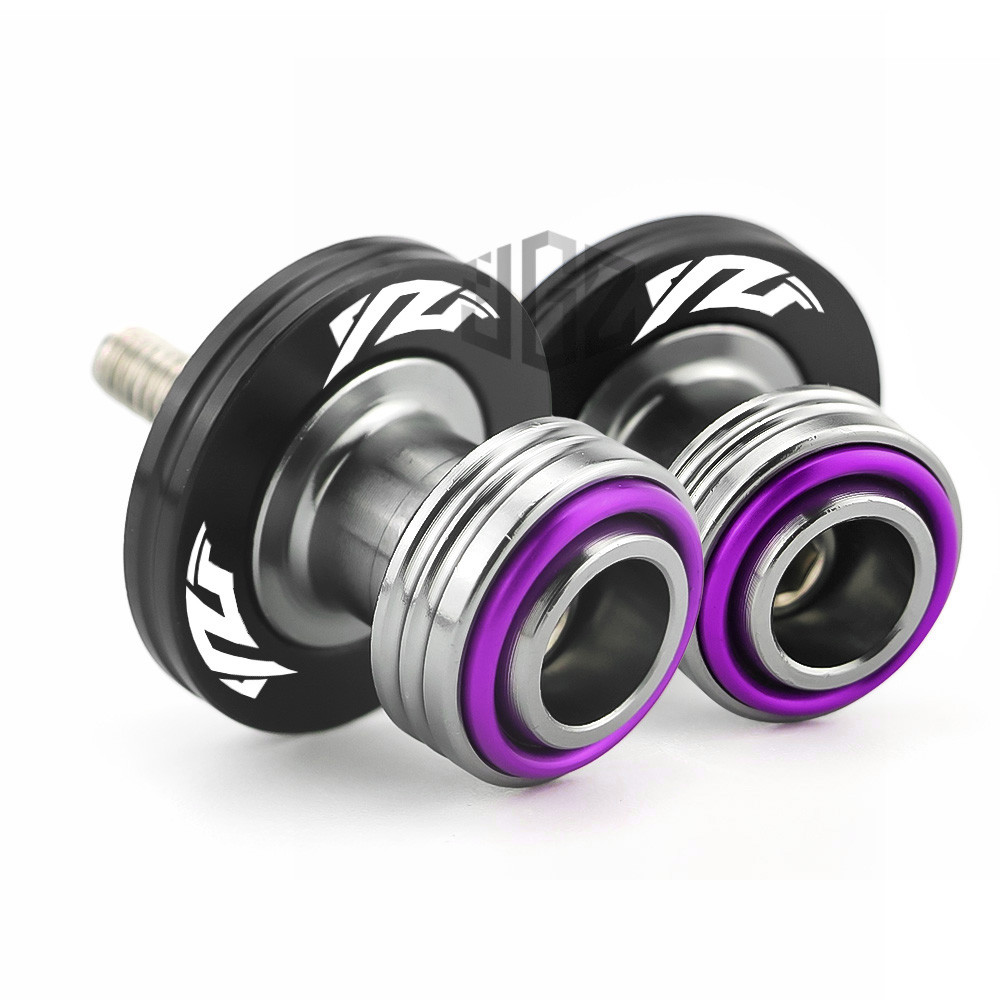 สําหรับ YAMAHA YZF R15m R3 R15 R25 Swingarm Spool Sliders รถจักรยานยนต์ CNC Swing Arm Spools Sliders ราคา ถูกที่สุด ดีลบีเคเค แกลเลอรีภาพที่ 8